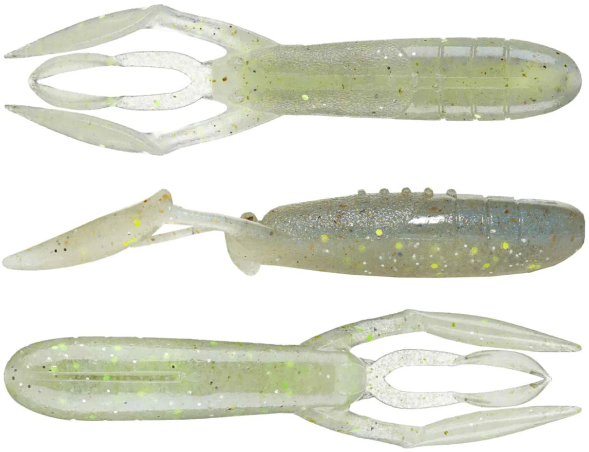 Keitech Glide Camaron 35 Inch Soft Plastic Craw 6 Pack