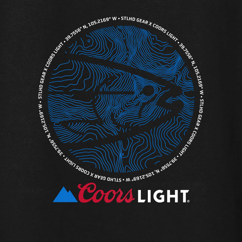 STLHD Mens X Coors Light Coordinates Premium Hoodie