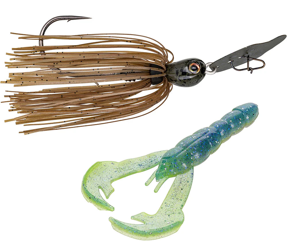 Strike King Thunder Cricket Rage Craw Bladed Jig Combo