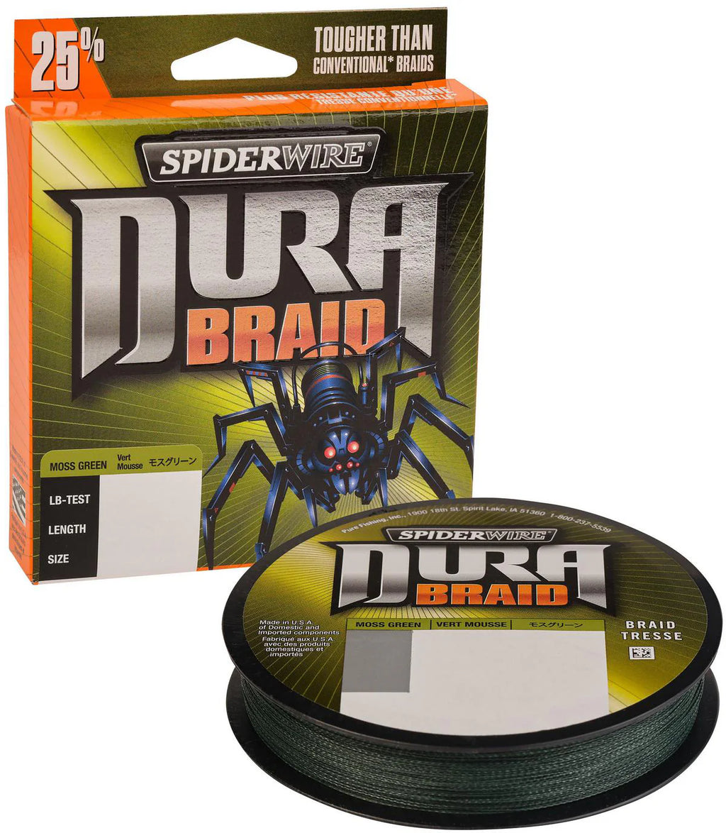 Spiderwire DuraBraid Braided Line Moss Green