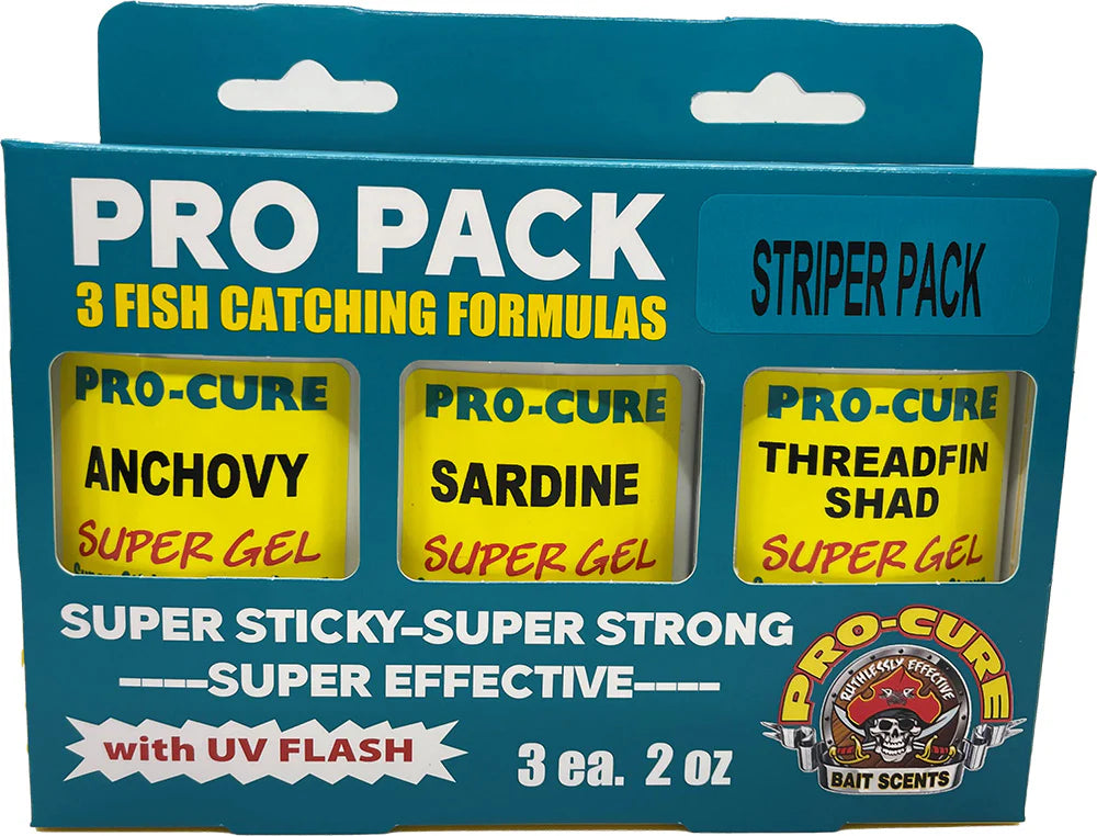 Pro Cure Pro Pack Three Fish Catching Formulas