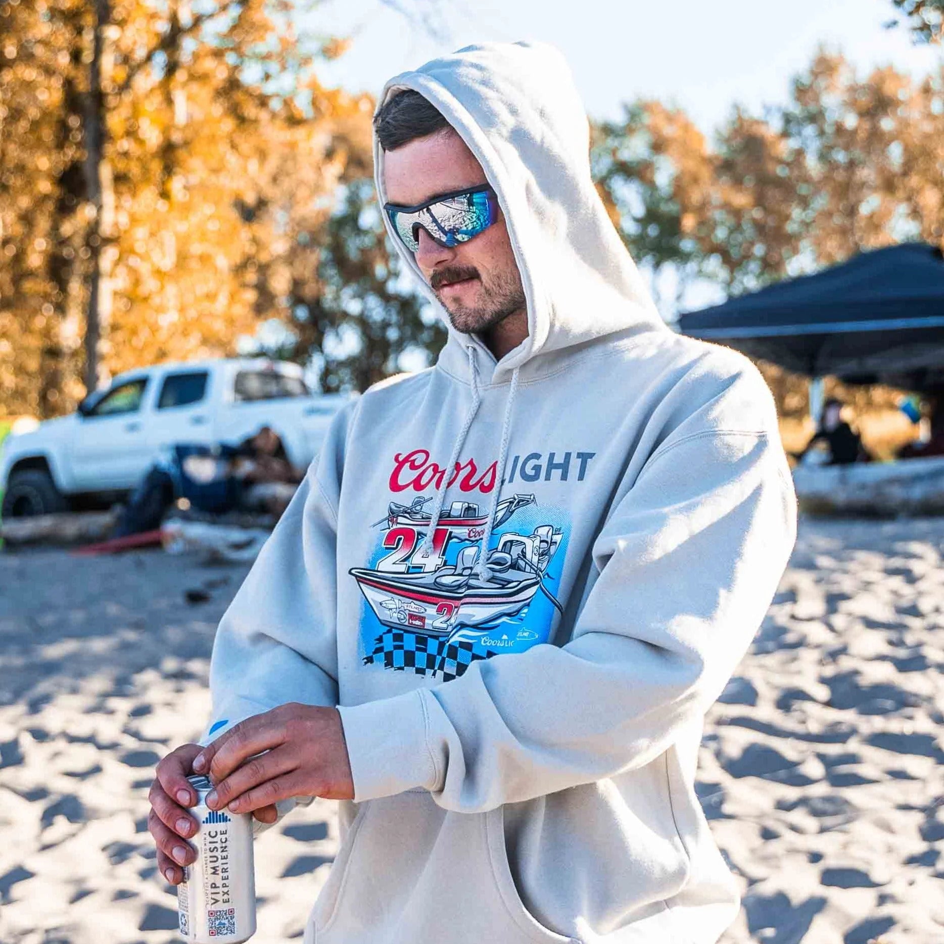 STLHD Mens X Coors Light Fast Lane Premium Hoodie