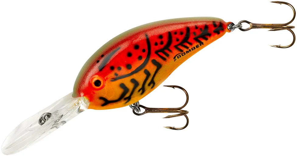 Bomber Fat Free Shad Fingerling 2 3 8 inch Medium Diving Crankbait