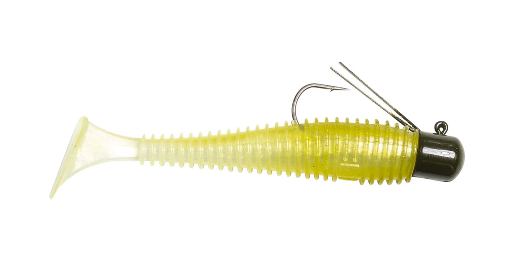 Lunkerhunt Pre Rigged Finesse Swimbait 3 inch Paddle Tail Swimbait