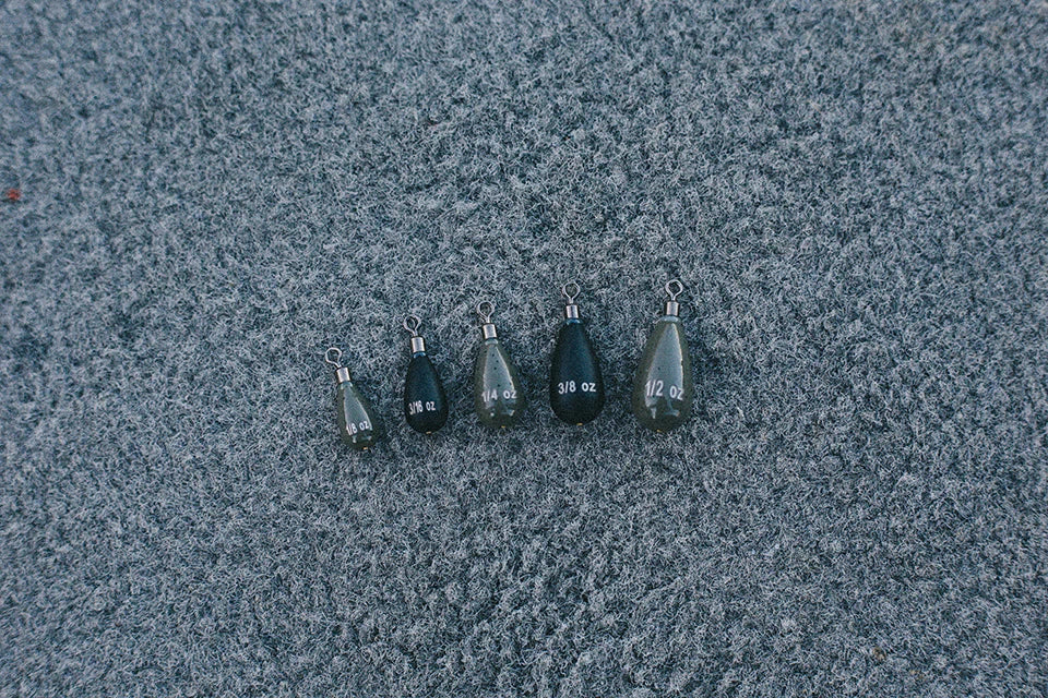 Departure Outdoors Tungsten Free Rig Weights 5 Pack