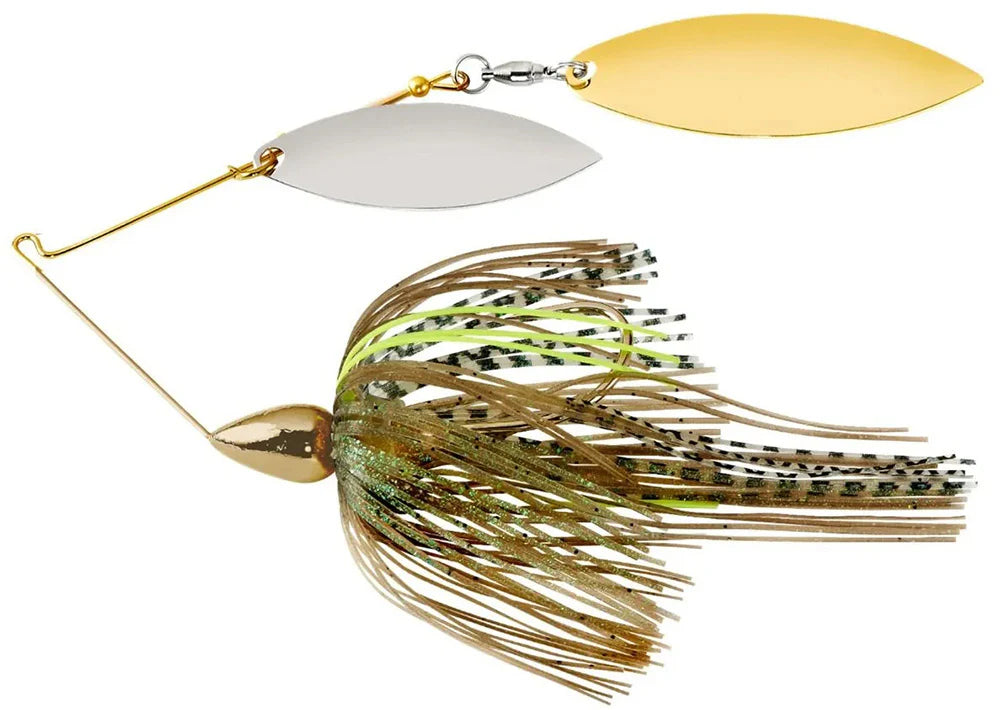 War Eagle Double Willow Gold Frame Spinnerbait 3 8 oz