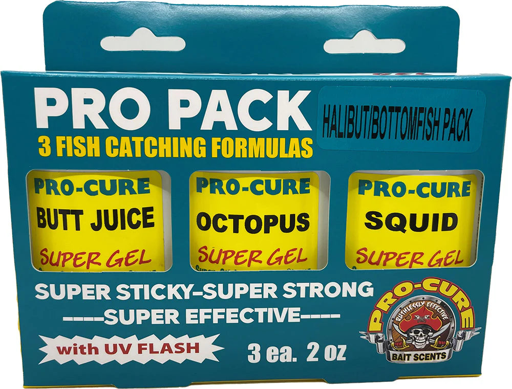 Pro Cure Pro Pack Three Fish Catching Formulas