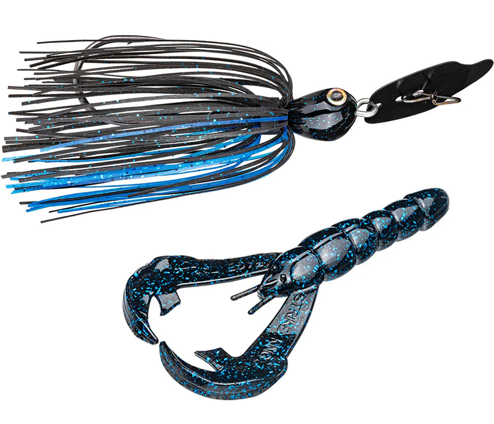 Strike King Thunder Cricket Rage Craw Bladed Jig Combo