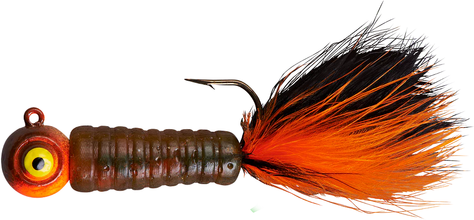 Lindy Fuzz E Grub Pre Rigged Hair Tail Soft Grub 2 pack