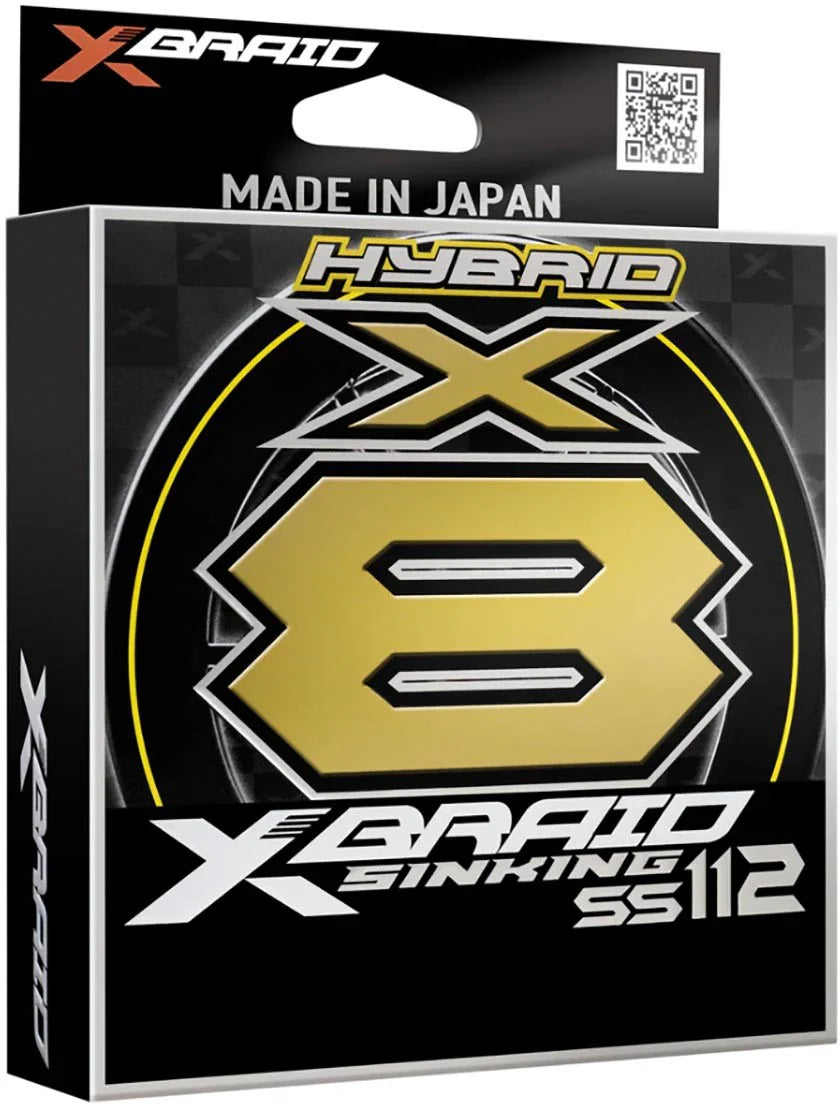 X Braid X8 Sinking High Vis Yellow Braid 165 Yard Spool