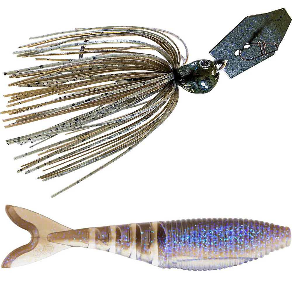 Z Man Jack Hammer Chatterbait Gary Yamamoto Zako Swimbait Combo