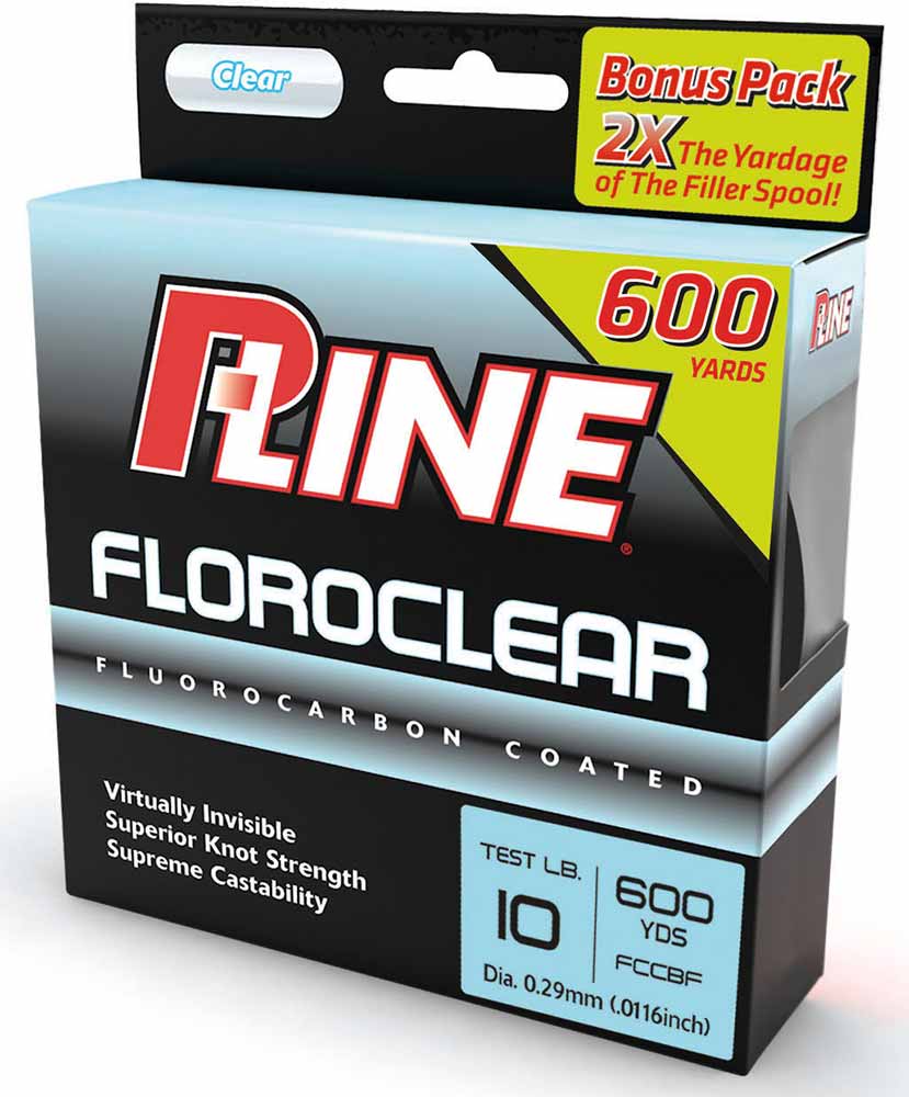 P Line Floroclear Clear Fishing Line Bulk Spools
