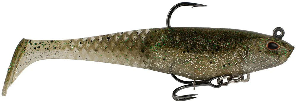 Berkley PowerBait Saltwater CullShad Pre Rigged Soft Body Swimbait 6 Inch