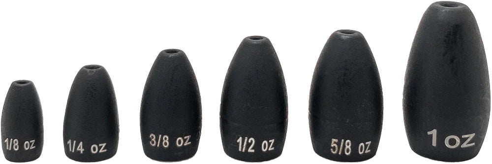 Departure Outdoors Tungsten Flipping Weights 5 Pack