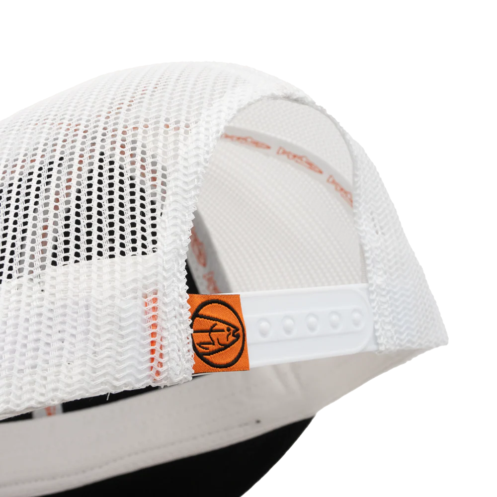 STLHD Standard White Black Trucker Hat