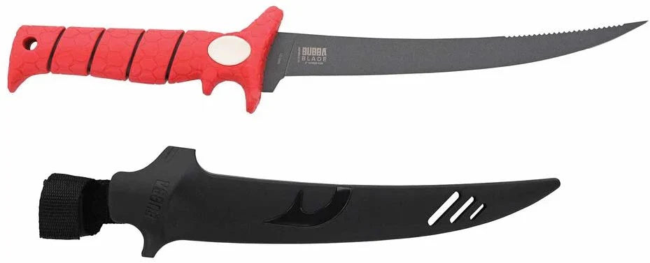 Bubba Tapered Flex Serrated Back Fillet Knife 9 Inch