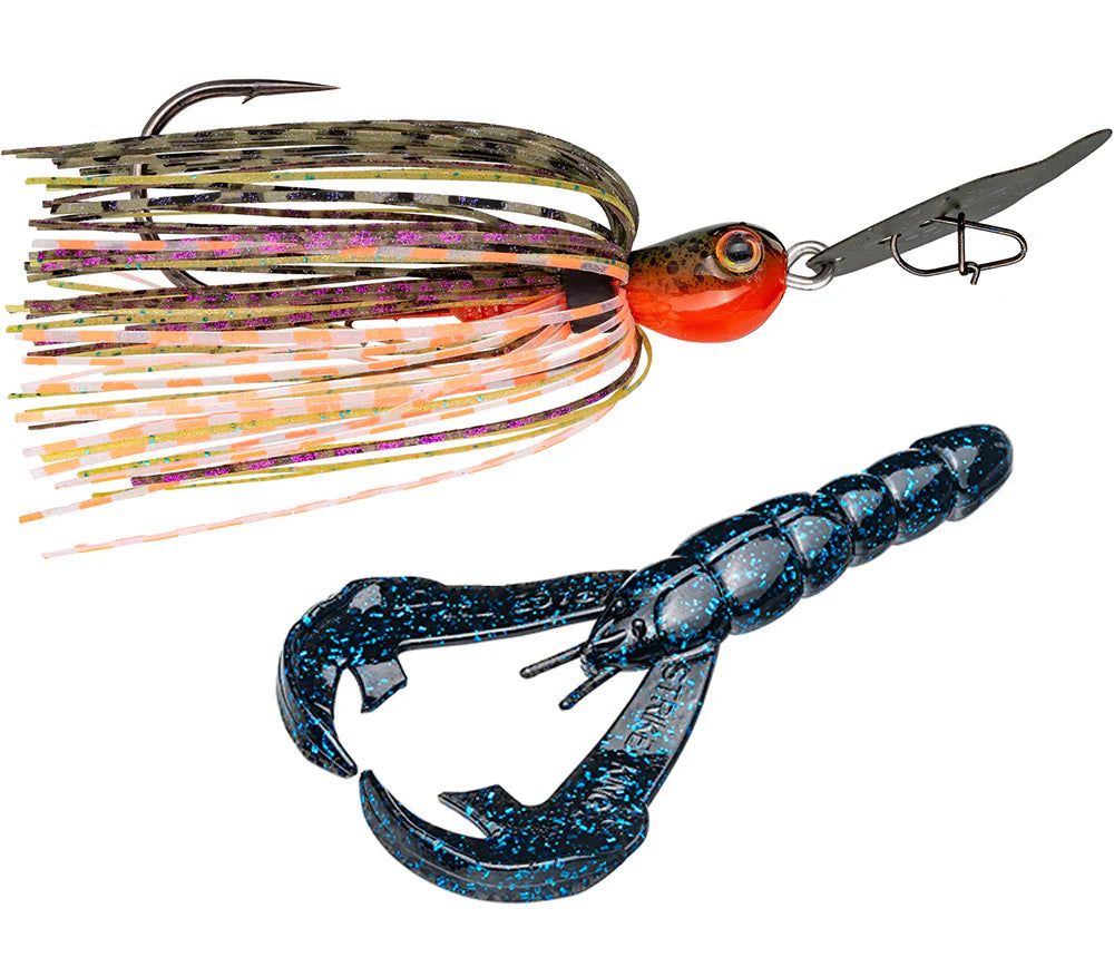 Strike King Thunder Cricket Rage Craw Bladed Jig Combo