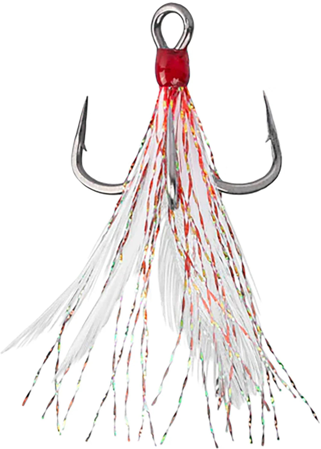 Mustad Alpha Point In Line Triple Grip Feathered Hooks 2 Pack