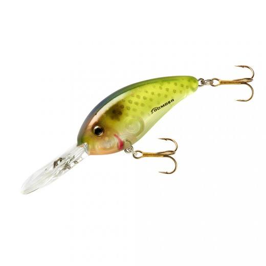 Bomber Fat Free Shad Fingerling 2 3 8 inch Medium Diving Crankbait