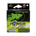 Power Pro Spectra Hi Vis Yellow Braided Line 1500 yard Bulk Spool