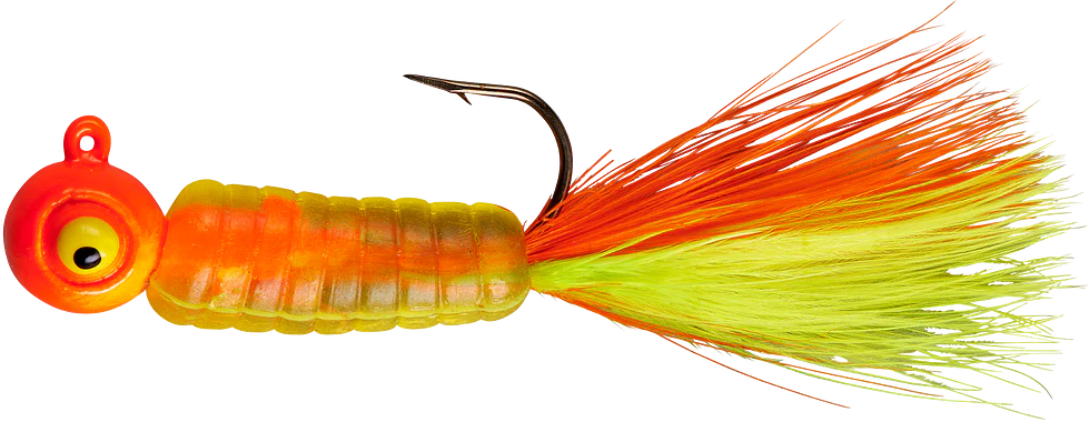 Lindy Fuzz E Grub Pre Rigged Hair Tail Soft Grub 2 pack