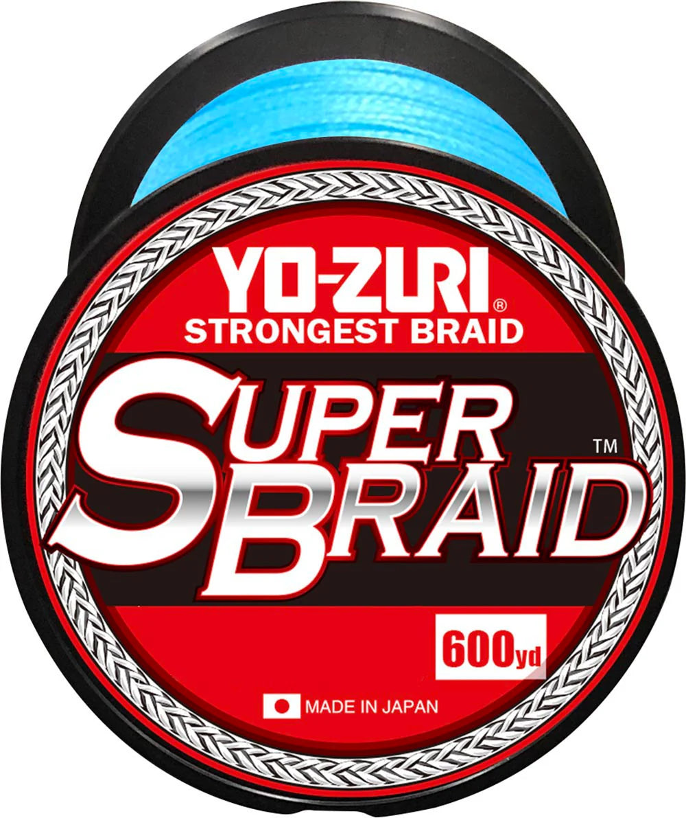Yo Zuri SuperBraid Blue 600 Yard Spool