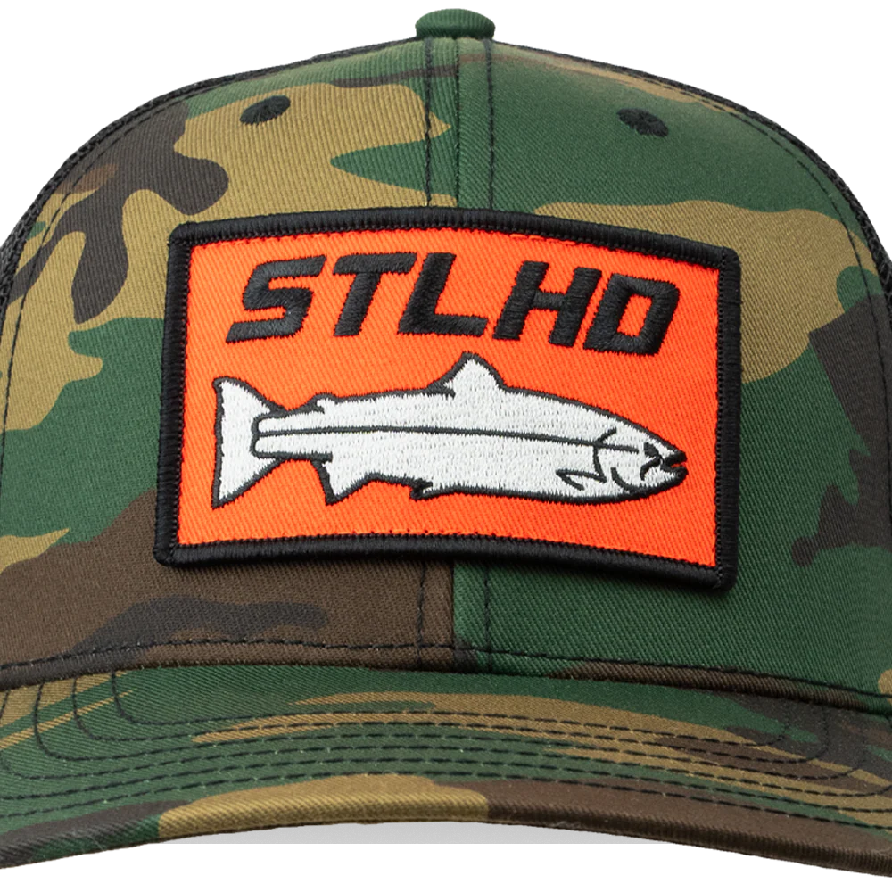 STLHD Camo Snapback Trucker Hat