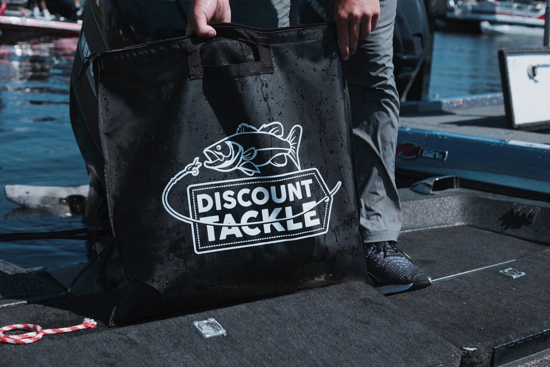 Discount Tackle x Accu Cull Tournament Weigh IN Bag w Mesh Liner