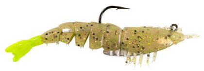 Z Man EZ ShrimpZ 3 1 2 inch Rigged w Mustad Weighted Hook 2 pack