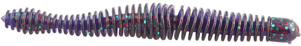 Big Bite Baits Coontail Worm 4 3 4 inch Ribbed Worm