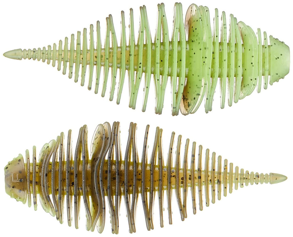 Geecrack Bellows Gill Floating Elastomer Soft Plastic Creature Bait 38 Inch