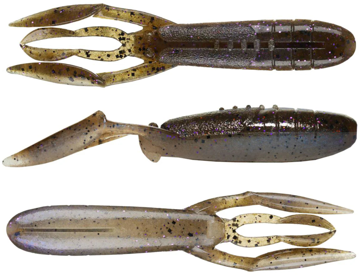 Keitech Glide Camaron 35 Inch Soft Plastic Craw 6 Pack