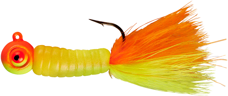 Lindy Fuzz E Grub Pre Rigged Hair Tail Soft Grub 2 pack