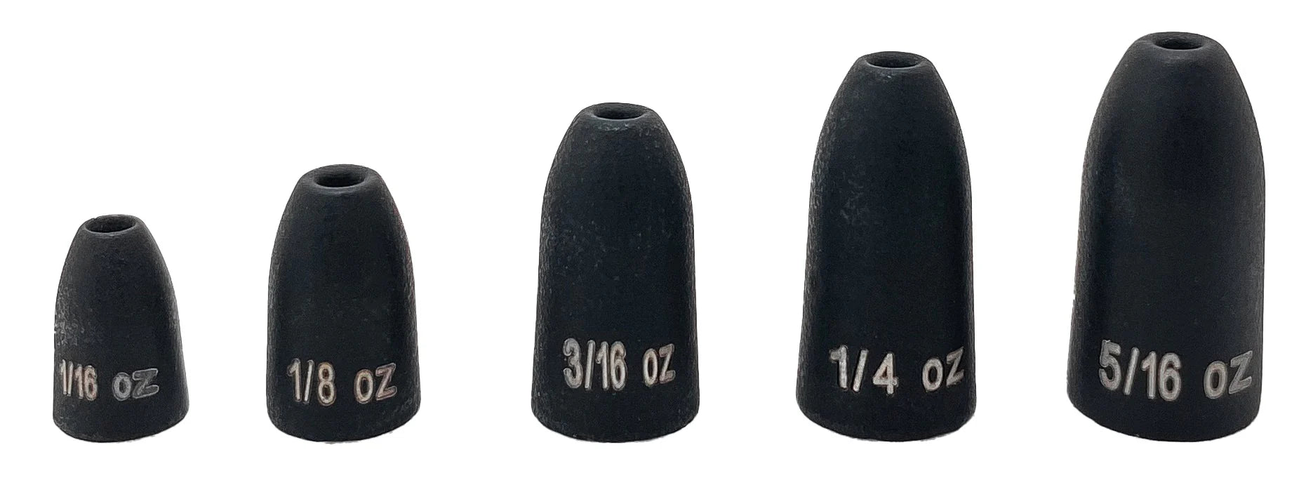 Departure Outdoors Tungsten Worm Weights 5 Pack