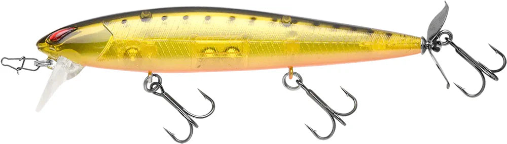 Nories Laydown Minnow Wake Prop Plus Topwater Walker Prop Bait 45 Inch