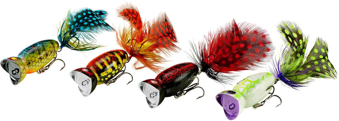 Arbogast Hula Popper 20 4 Piece Variety Pack