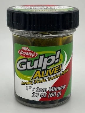 Berkley Gulp Alive 1 inch Minnow 21 oz Jar