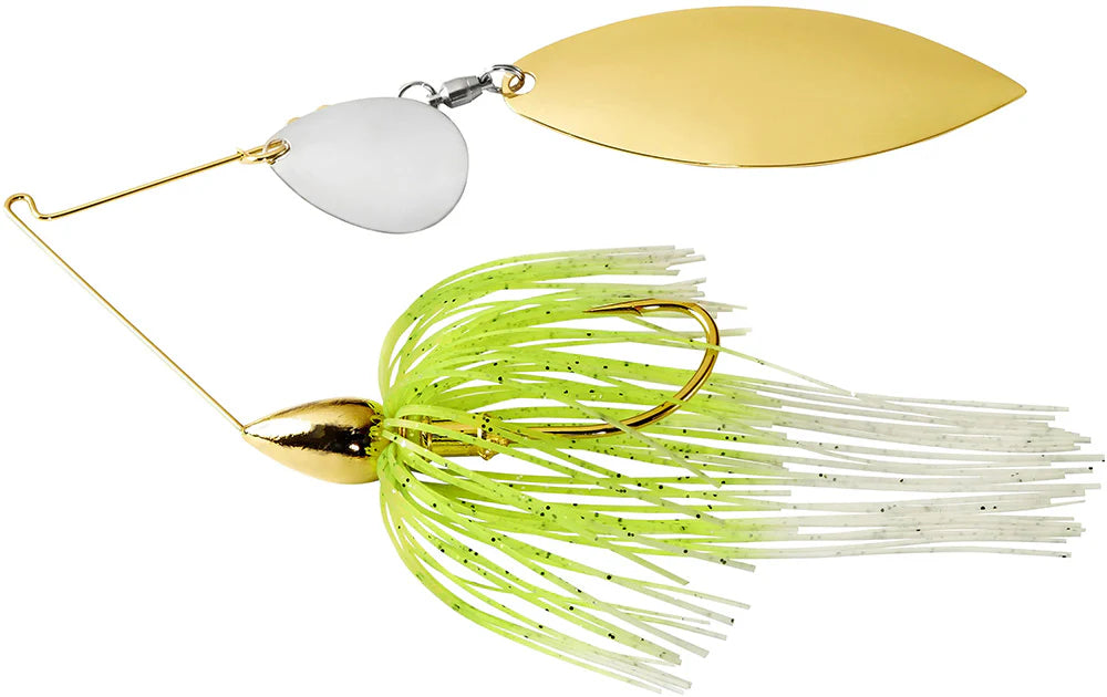 War Eagle Tandem Colorado Willow Gold Frame Spinnerbait 1 2 oz