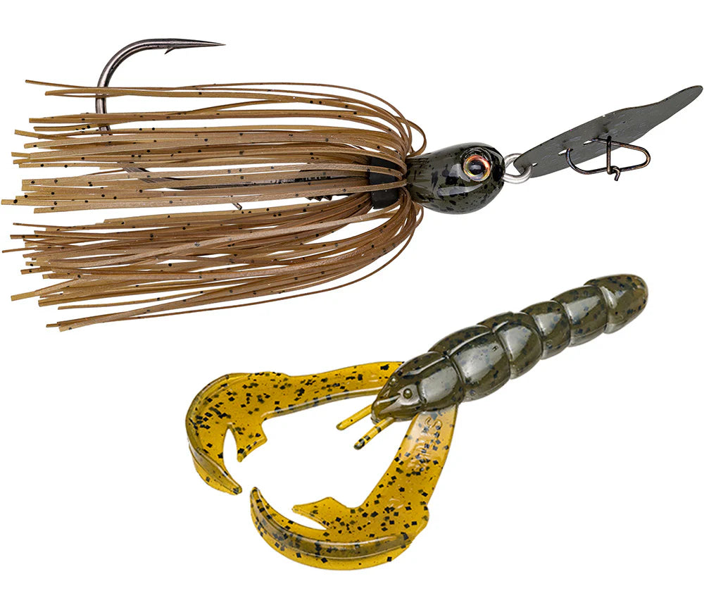 Strike King Thunder Cricket Rage Craw Bladed Jig Combo