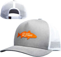 Z Man Redfish Trucker Hat Gray White 2 Tone