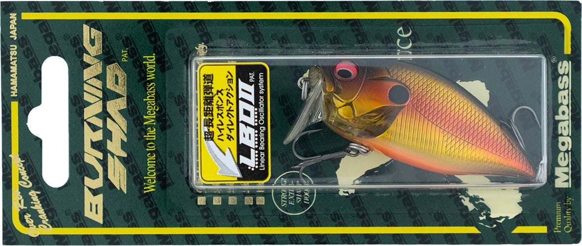 Megabass ORC Over Rev Concept Burning Shad JDM Waking Crankbait