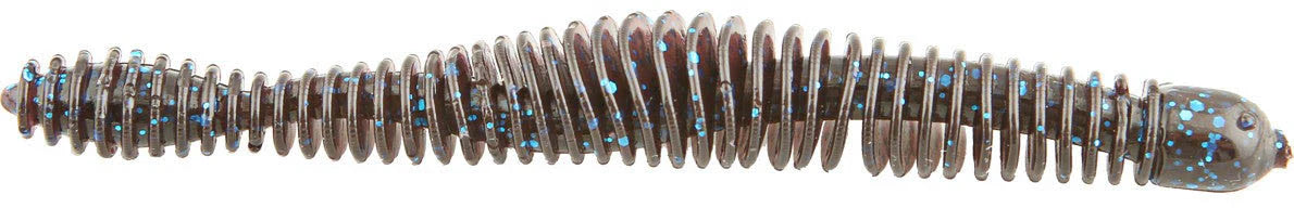 Big Bite Baits Coontail Worm 4 3 4 inch Ribbed Worm