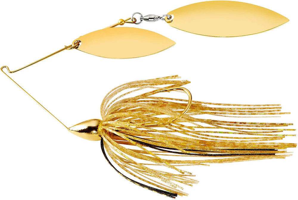 War Eagle Double Willow Gold Frame Spinnerbait 1 2 oz