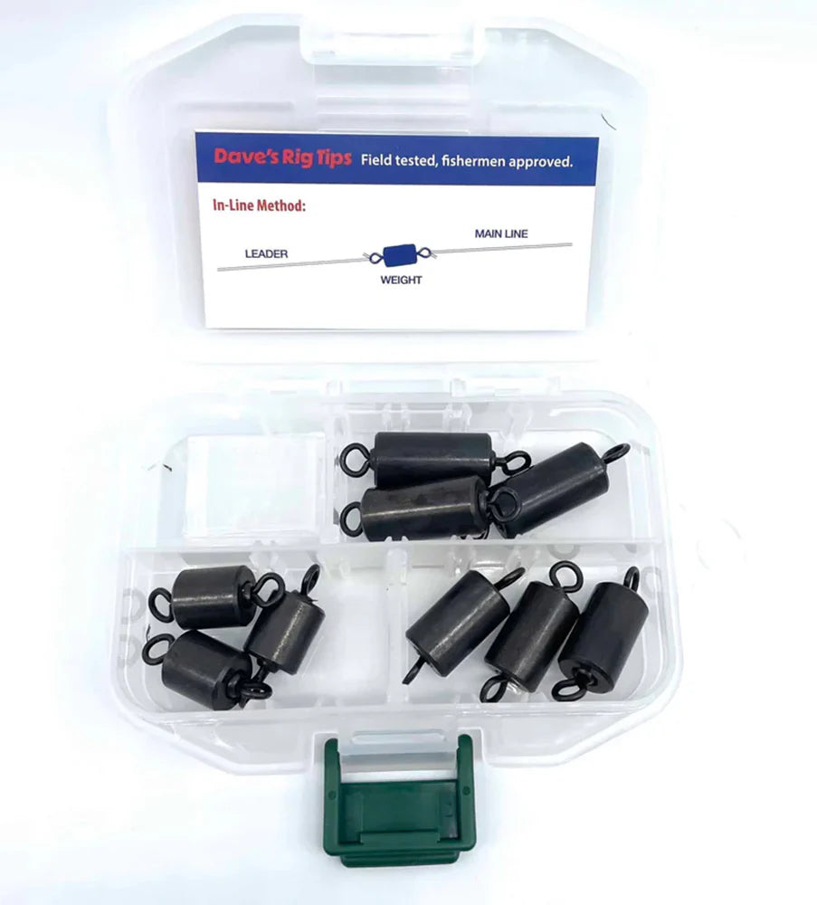Daves Steel In Line Weight Pack 9 Pieces