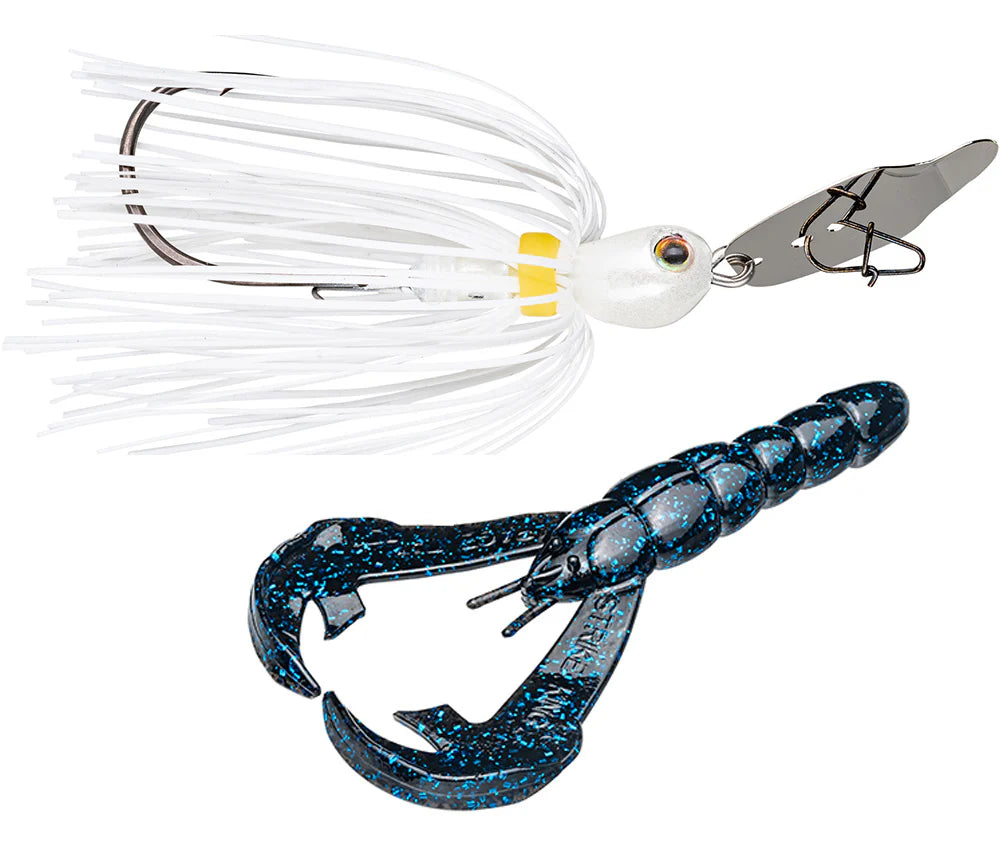 Strike King Thunder Cricket Rage Craw Bladed Jig Combo