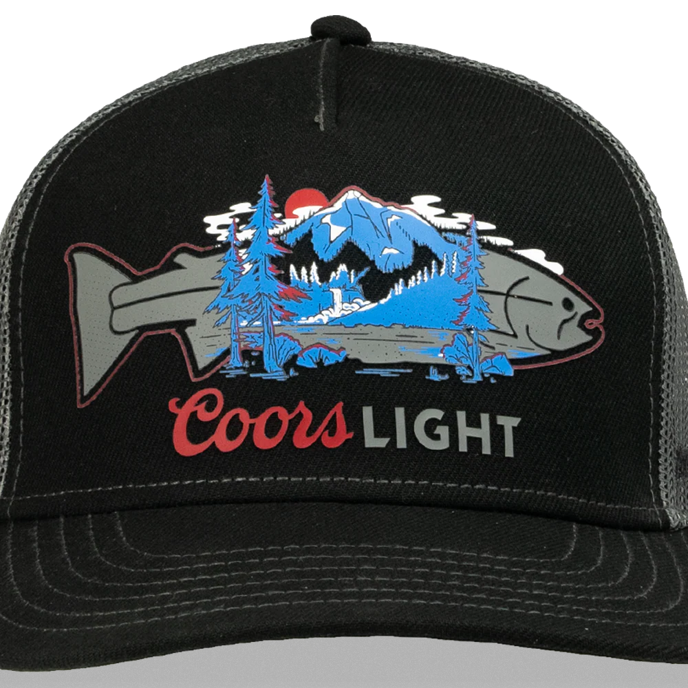 STLHD X Coors Light Blue Mountains Trucker