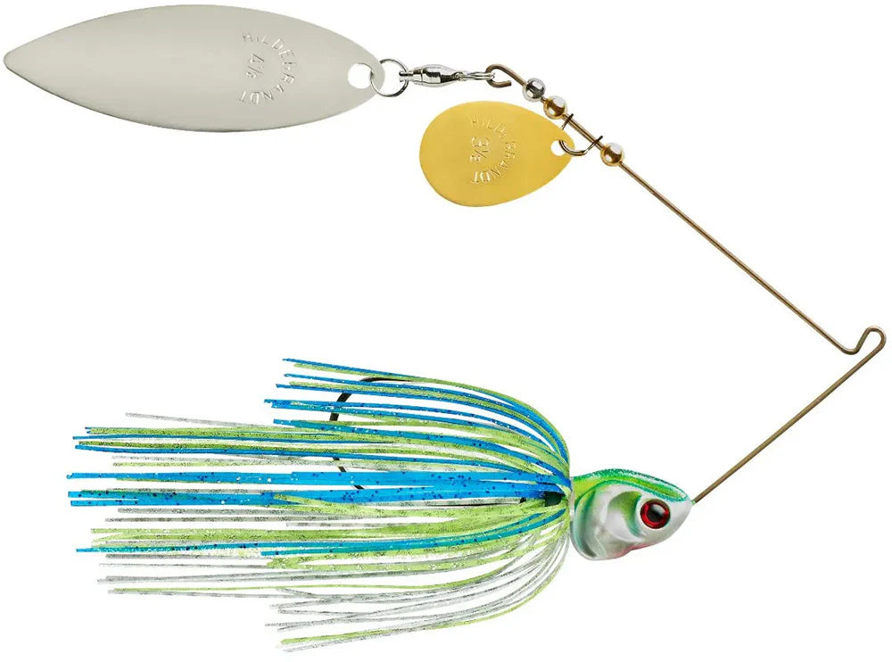 Booyah Covert Series Tandem Colorado Willow Spinnerbait 3 8 oz