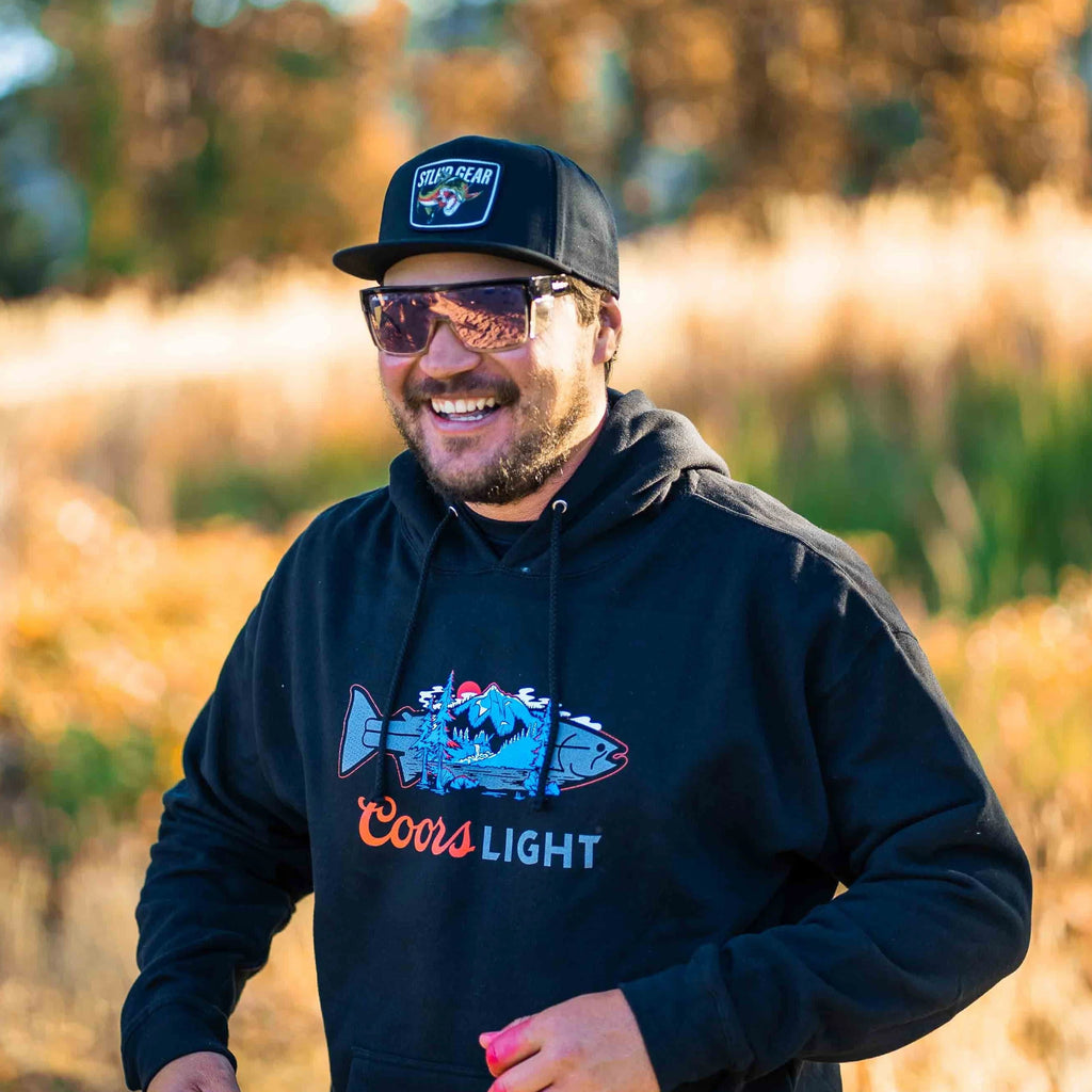 STLHD Mens X Coors Light Blue Mountains Premium Hoodie