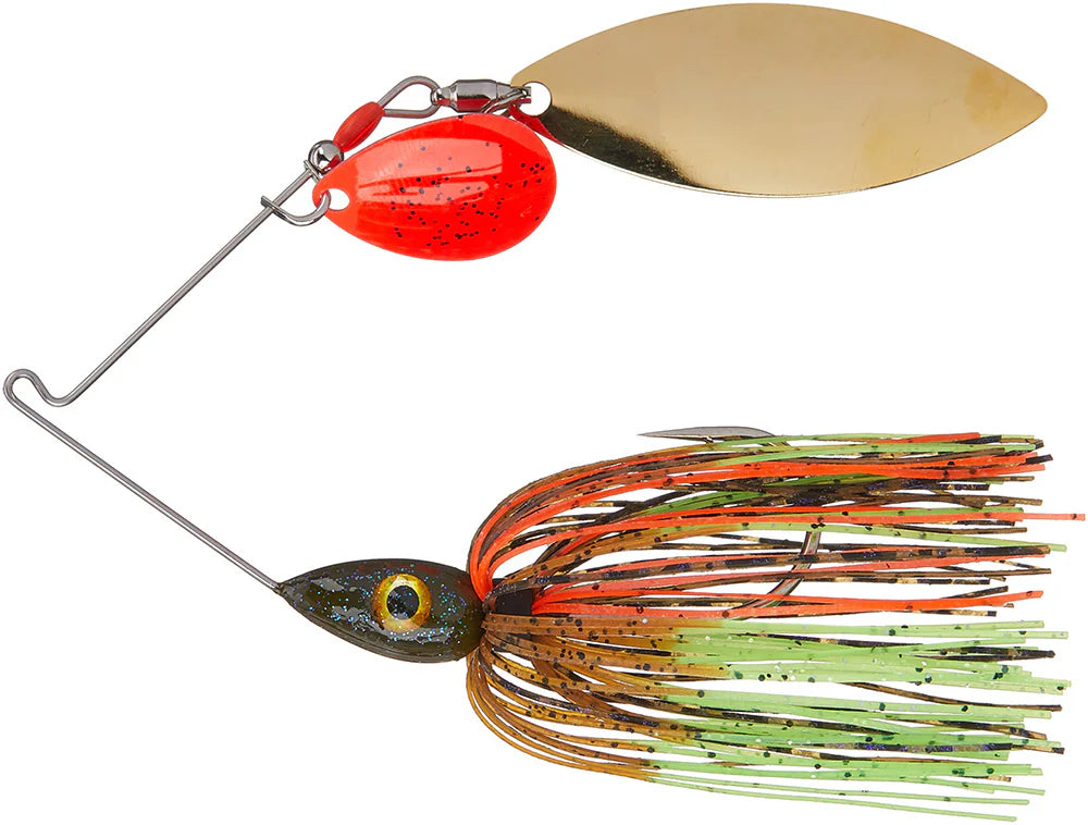 Nichols Lures Pulsator Kicker Series Tandem Colorado Willow Spinnerbait 1 2 oz