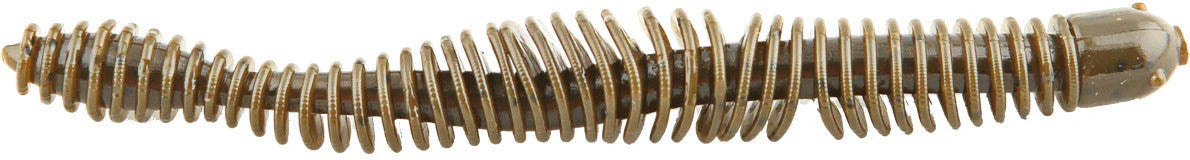 Big Bite Baits Coontail Worm 4 3 4 inch Ribbed Worm